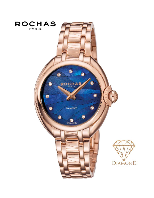 ROCHAS Ladies Diamond Watch